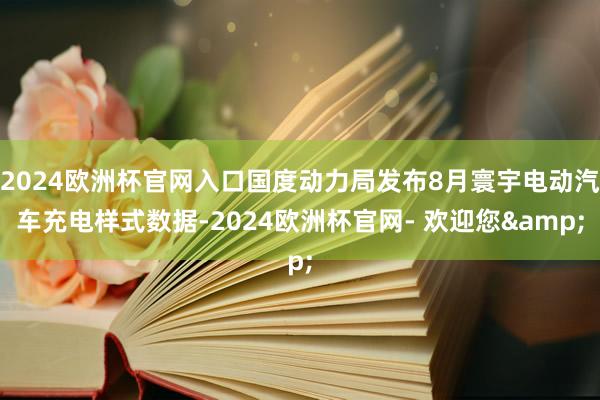 2024欧洲杯官网入口国度动力局发布8月寰宇电动汽车充电样式数据-2024欧洲杯官网- 欢迎您&